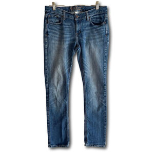 Abercrombie & Fitch Jeans Women’s 8R Blue Skinny Straight Stretch Denim Vintage